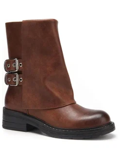 C'M Ankle-Boots in Camel>Damen Stiefeletten