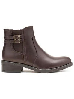 C'M Ankle-Boots in Dunkelbraun Clearance