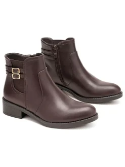 C'M Ankle-Boots in Dunkelbraun Clearance