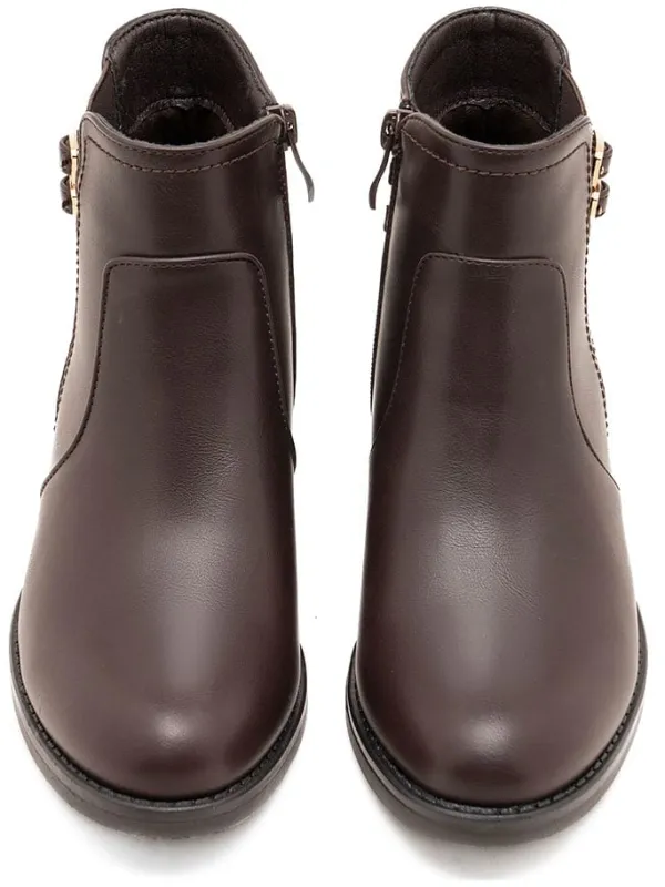 C'M Ankle-Boots in Dunkelbraun Clearance