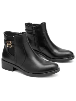 C'M Ankle-Boots in Schwarz>Damen Stiefeletten