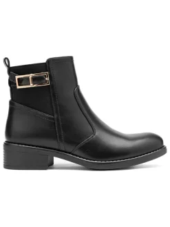 C'M Ankle-Boots in Schwarz