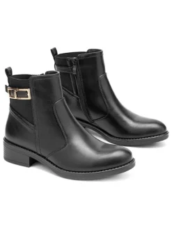 C'M Ankle-Boots in Schwarz