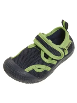 Playshoes Aqua-Sandale in Marine/Grün>Kinder Badeschuhe|Badeschuhe