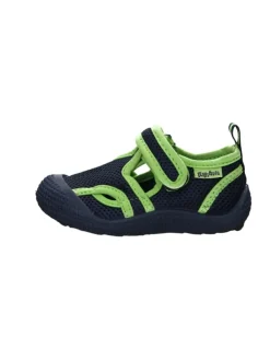 Playshoes Aqua-Sandale in Marine/Grün>Kinder Badeschuhe|Badeschuhe