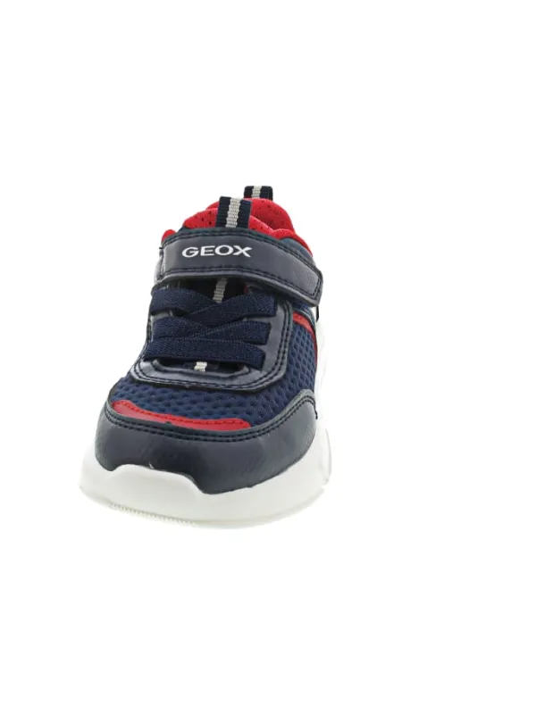 Geox Aril Klettschuh Blau>Kinder Halbschuhe·Slipper