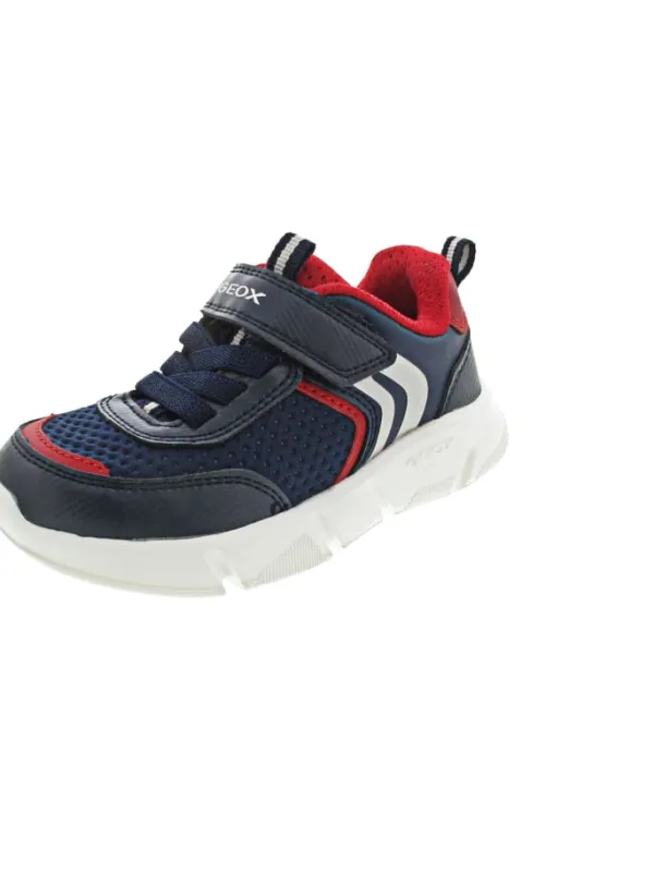 Geox Aril Klettschuh Blau>Kinder Halbschuhe·Slipper