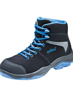 ATLAS Sicherheitsschuhe SL 80 blue in schwarz/blau>Damen Schnürschuhe
