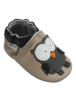 Bemesu Baby Krabbelschuhe aus Leder, weiche Lauflernschuhe mit rutschfester Sohle