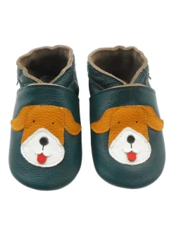 Basrakids Baby Krabbelschuhe aus Leder, weiche Lauflernschuhe mit rutschfester Sohle Best