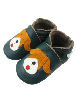 Basrakids Baby Krabbelschuhe aus Leder, weiche Lauflernschuhe mit rutschfester Sohle Best