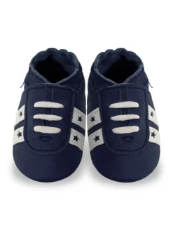 Yihakids Baby Krabbelschuhe aus Leder, weiche Lauflernschuhe mit rutschfester Sohle