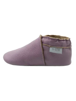 Basrakids Baby-Leder-Laufschuhe, komfortabel mit rutschfester Sohle - Helllila><noscript><img width=