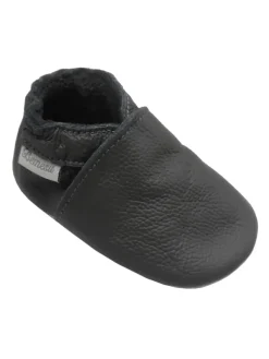 Bemesu Baby-Leder-Laufschuhe, komfortabel mit rutschfester Sohle - Grau Discount