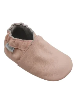 Bemesu Baby-Leder-Laufschuhe, komfortabel mit rutschfester Sohle - Rosa