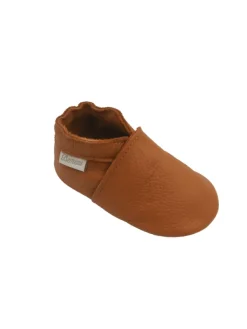 Bemesu Baby-Leder-Laufschuhe, komfortabel mit rutschfester Sohle - Braun><noscript><img width=