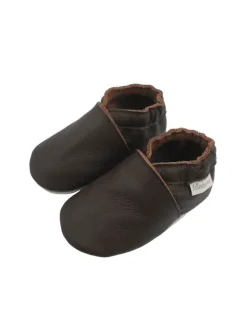 Bemesu Baby-Leder-Laufschuhe, komfortabel mit rutschfester Sohle - Hellbraun><noscript><img width=
