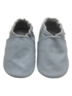 Bemesu Baby-Leder-Laufschuhe, komfortabel mit rutschfester Sohle - Grau Outlet