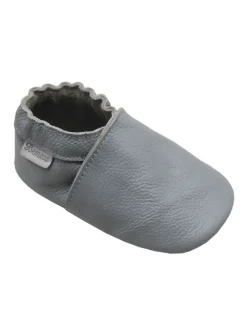 Bemesu Baby-Leder-Laufschuhe, komfortabel mit rutschfester Sohle - Grau Outlet