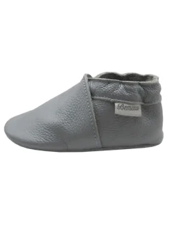 Bemesu Baby-Leder-Laufschuhe, komfortabel mit rutschfester Sohle - Grau Outlet