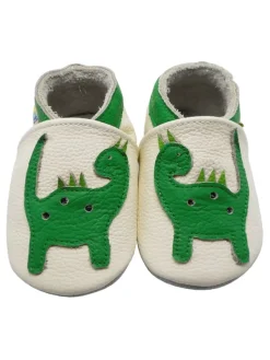 Yalion Baby-Lederlaufschuhe mit rutschfester Sohle – grünes Dinosauriermuster Online