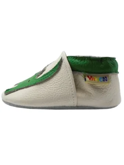 Yalion Baby-Lederlaufschuhe mit rutschfester Sohle – grünes Dinosauriermuster Online