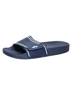 Lico Badepantolette "Coast V" in Blau Clearance