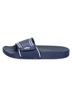 Lico Badepantolette "Coast V" in Blau Clearance