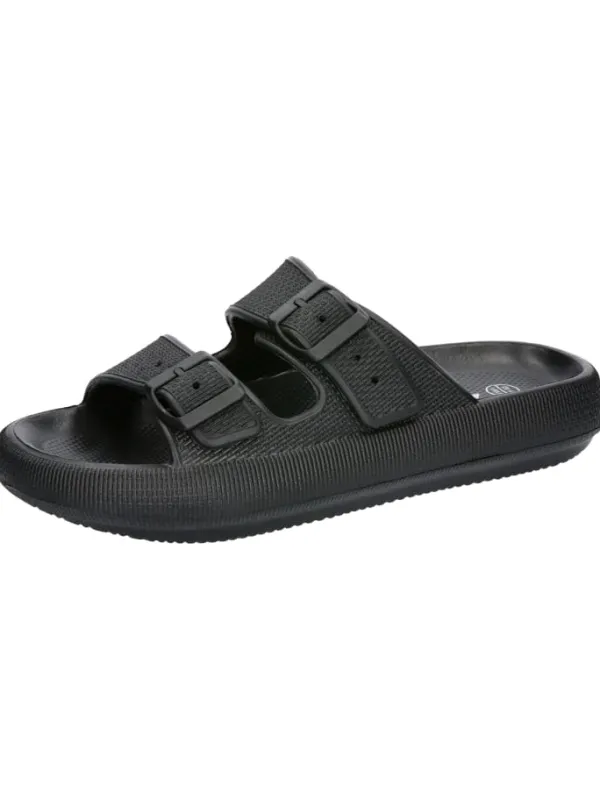 Lico Badesandale "Hawaii" in Schwarz Discount