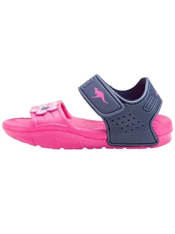 Kangaroos Badesandalen "KangaSwim II" in Pink/ Dunkelblau>Kinder Badeschuhe|Badeschuhe