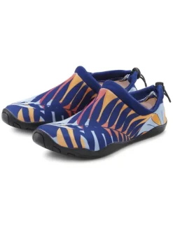 LASCANA Badeschuh in blau-orange Hot