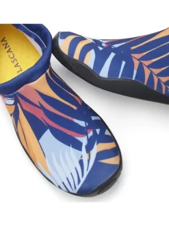 LASCANA Badeschuh in blau-orange Hot