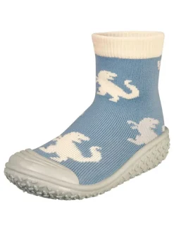 Playshoes Badeschuhe "Dino" in Hellblau Discount