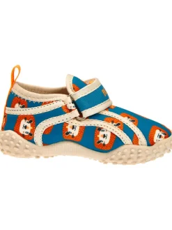 Playshoes Badeschuhe in Blau/ Orange>Kinder Badeschuhe|Badeschuhe