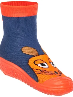 Playshoes Badeschuhe in Blau/ Orange Best