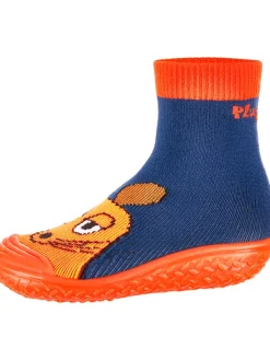 Playshoes Badeschuhe in Blau/ Orange Best
