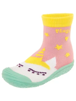 Playshoes Badeschuhe in Rosa/ Bunt Clearance
