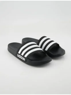 adidas Badeschuhe in Schwarz Clearance