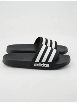 adidas Badeschuhe in Schwarz Clearance