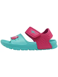 Kangaroos Badeschuhe "KangaSwim II" in Pink/ Türkis>Kinder Badeschuhe