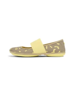 Camper Ballerinas " Right Nina " in Beige / Gelb>Damen Ballerinas