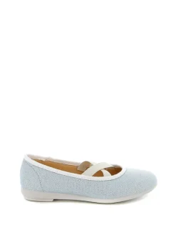 Grünland Ballerinas in Blau/ Grau>Kinder Ballerinas