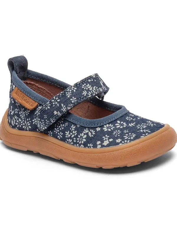 bisgaard Ballerinas in Dunkelblau/ Weiß>Kinder Ballerinas