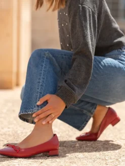 Bellucci Ballerinas in Rot