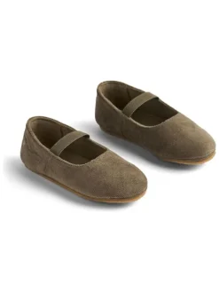 Wheat Ballerinas "Rosen" in Braun>Kinder Halbschuhe|Ballerinas