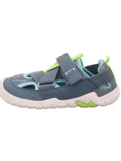 superfit Barfuß Leder-Halbsandalen "Trace" in Blau Online