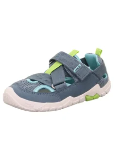 superfit Barfuß Leder-Halbsandalen "Trace" in Blau Online