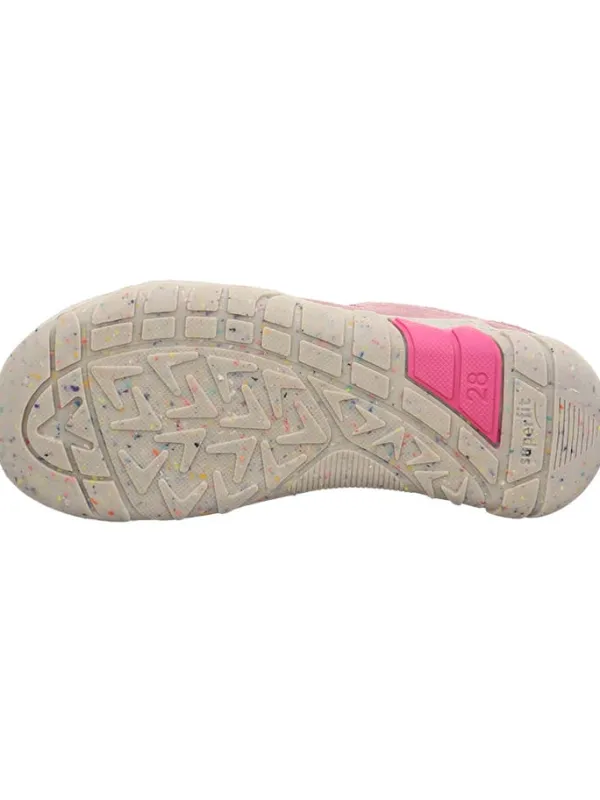 superfit Barfuß Leder-Halbsandalen "Trace" in Rosa>Kinder Sandalen·Halbsandalen