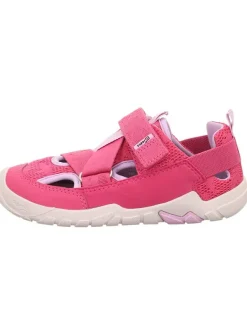 superfit Barfuß Leder-Halbsandalen "Trace" in Pink>Kinder Sneakers·Sneakers Low