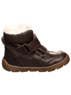 El Naturalista Barfuß Leder-Winterboots in Braun>Kinder Stiefel & Boots·Boots